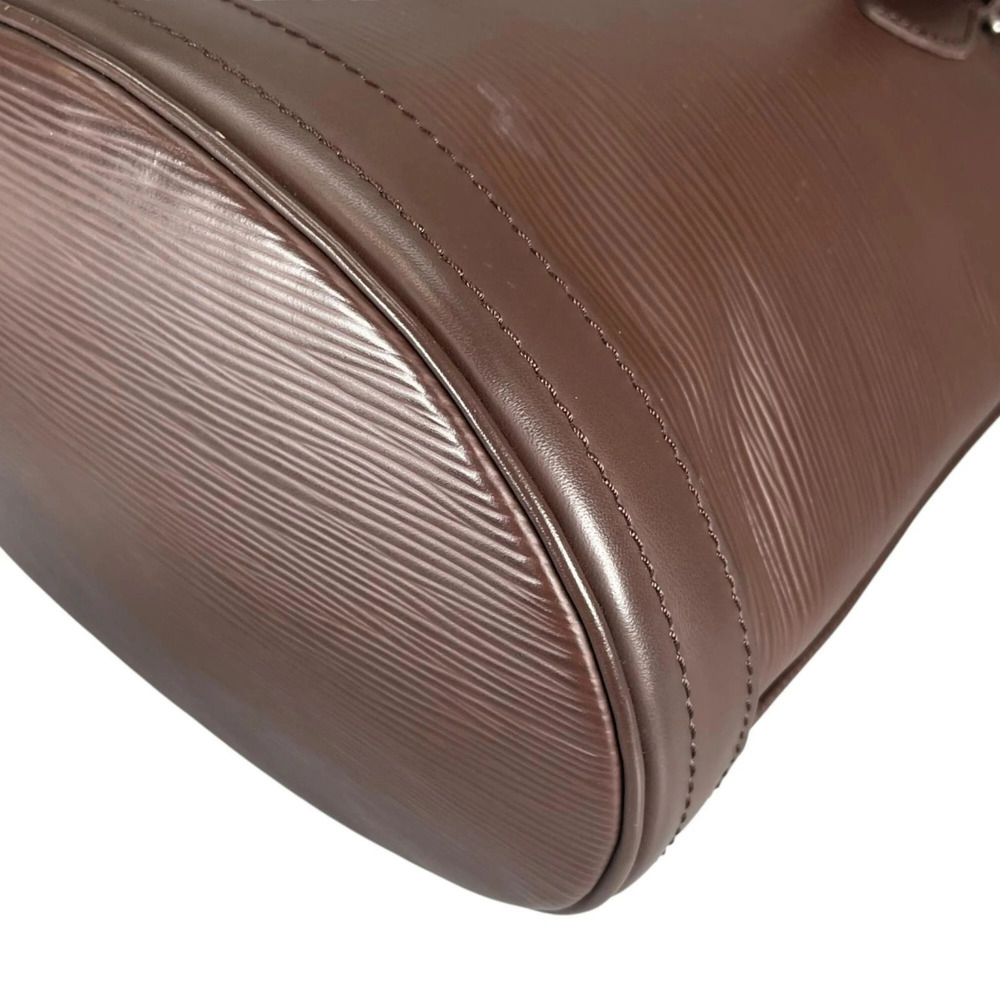 LOUIS VUITTON Brown Leather Tote Bag - Picture 7 of 16